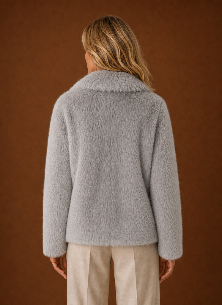 Trendiger Damen-Wintermantel, elegant & warm, Must-have für Damenmode im Winter.