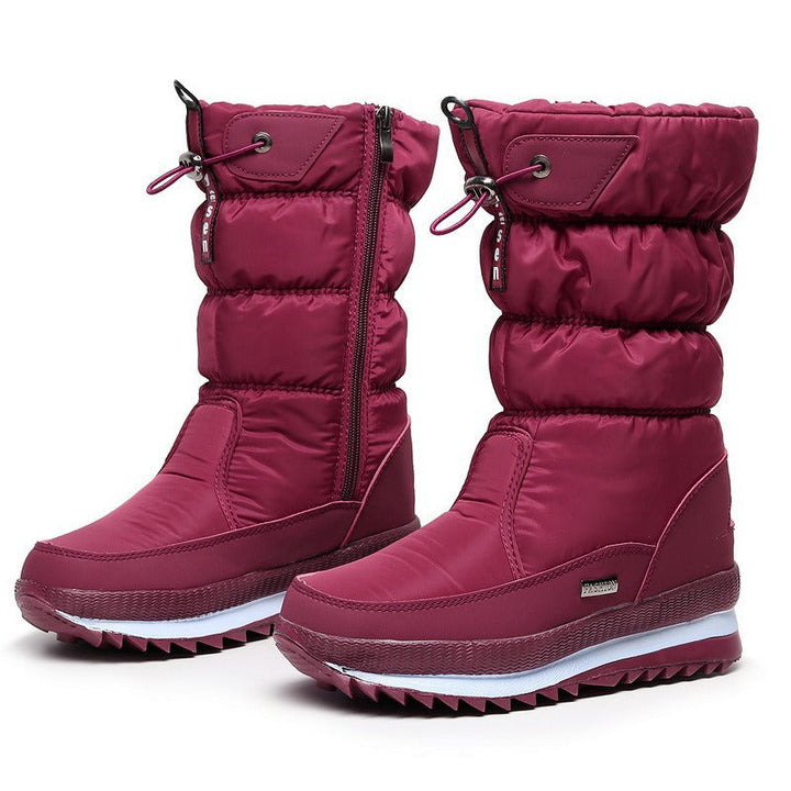 Damen Winterstiefel für sicheren Halt im Schnee, warm und bequem für Winteraktivitäten.