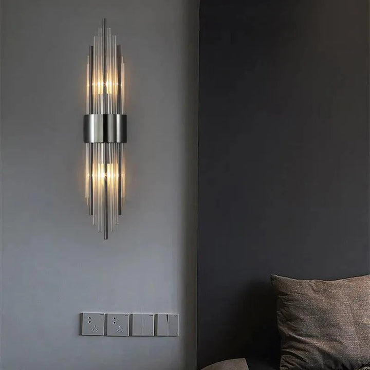 Design Luméra LED Wandlampe mit brillanten Kristallen, schafft luxuriöse Beleuchtung für jeden Raum. Modern.
