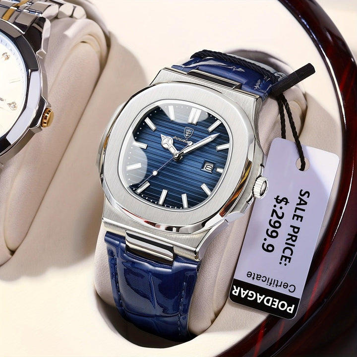 Stilvolle Herren Armbanduhr, robust & präzise, zeitloser Look, perfektes Männer Accessoire. Elegant.