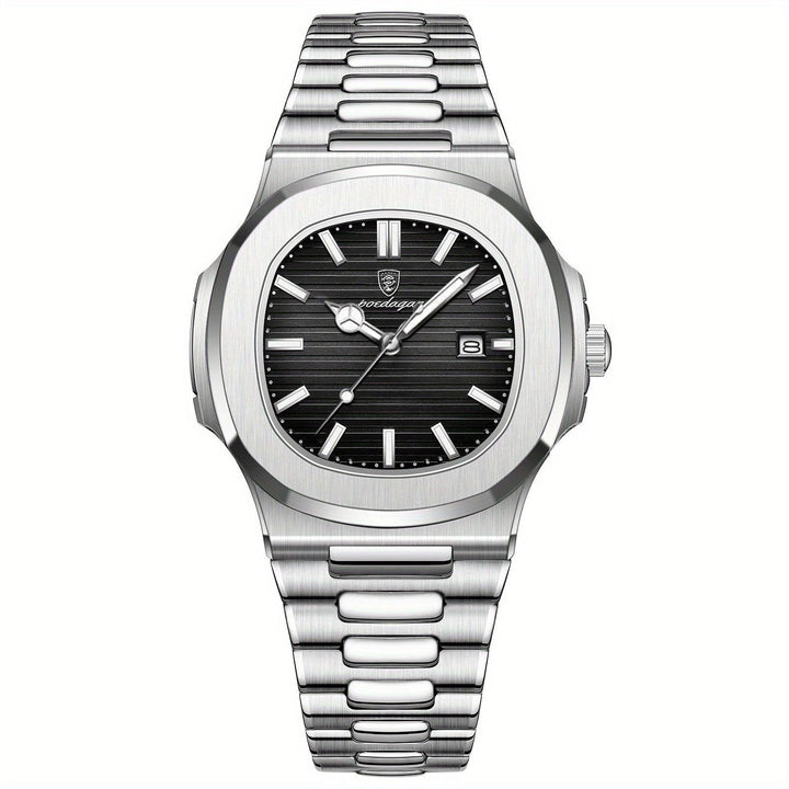 Präzise Herrenuhr, feine Details, robustes Gehäuse, zeitloses Accessoire für Männer. Elegant und stilvoll.