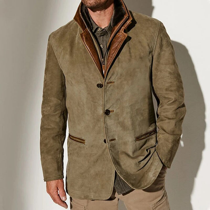 Herren Retrojacke im zeitlosen Vintage-Stil. Perfekte Übergangsjacke für stilvolle, lässige Herrenmode.