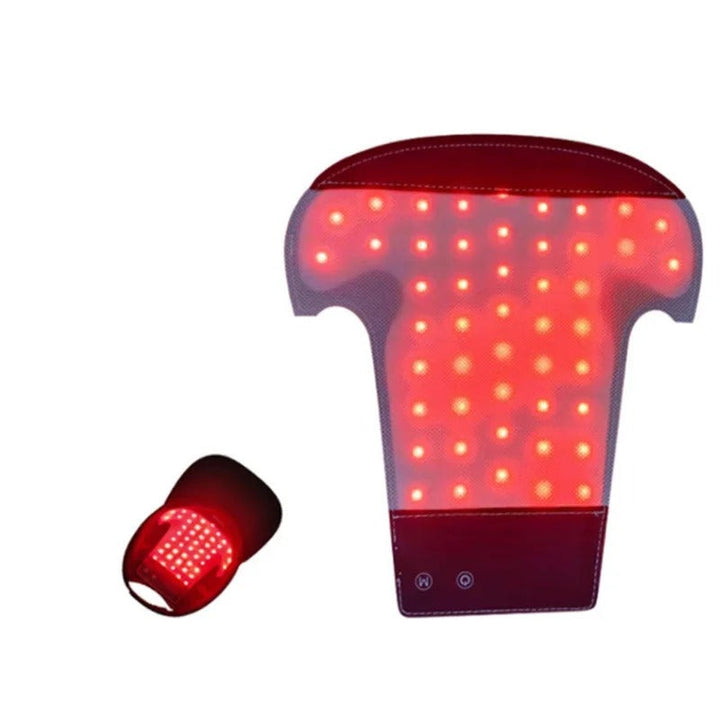 Unisex Therapie Mütze mit Infrarot Rotlicht. Ideal für die tägliche Haarpflege und Wellness zu Hause.