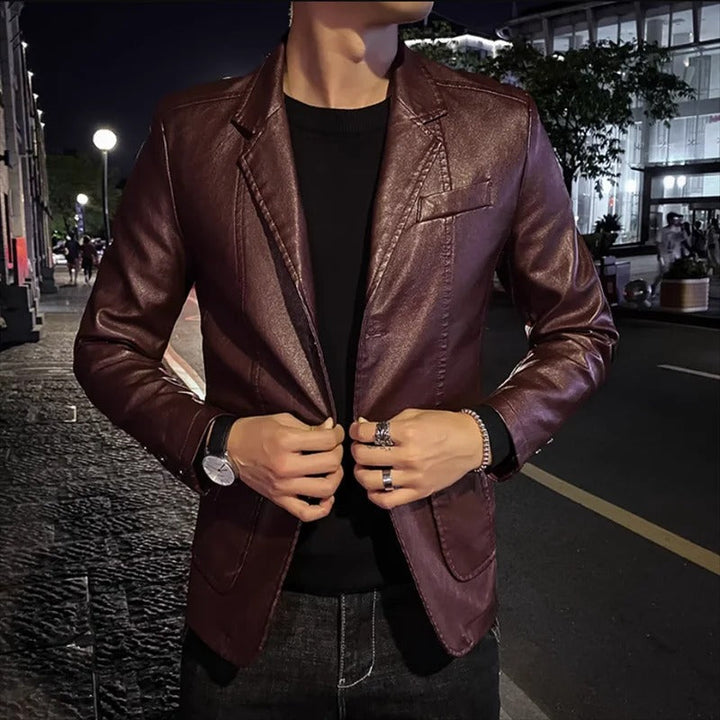 Slim Fit Übergangsjacke für Herren, Business Freizeit. Vielseitig kombinierbar für modernen Look.