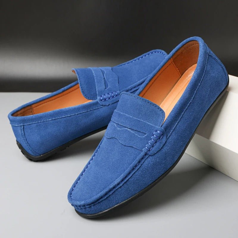Bequeme Business Slipper für Herren aus hochwertigem Premium-Leder. Klassische Büroschuhe, komfortabel den ganzen Tag.