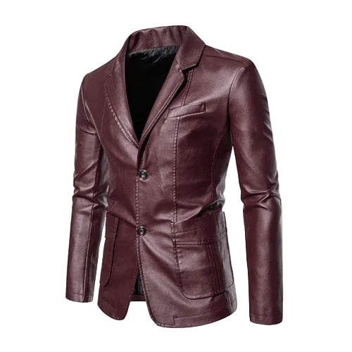 Elegante Slim Fit Herrenjacke, Business Casual Look, modern und bequem für Freizeit & Outdoor.