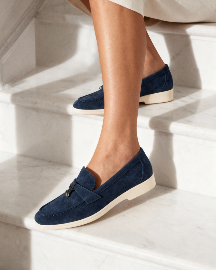 Bequeme Damen Loafer mit feiner Steppnaht. Vielseitige Damenschuhe für Business & Casual Style.
