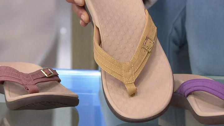 Elegante Amélie Damensandale mit orthopädischem Fußbett. Stilvolle Unterstützung den ganzen Tag.