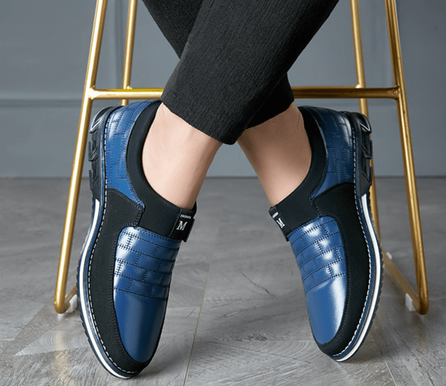 Vielseitige schwarze Herren Bequemschuhe, orthopädisch, atmungsaktiv, komfortabel für jede Gelegenheit.