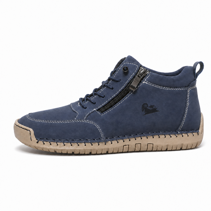 Schwarze Komfort-Sneaker für Damen, leicht, atmungsaktiv und mit dämpfender Sohle für jeden Tag.