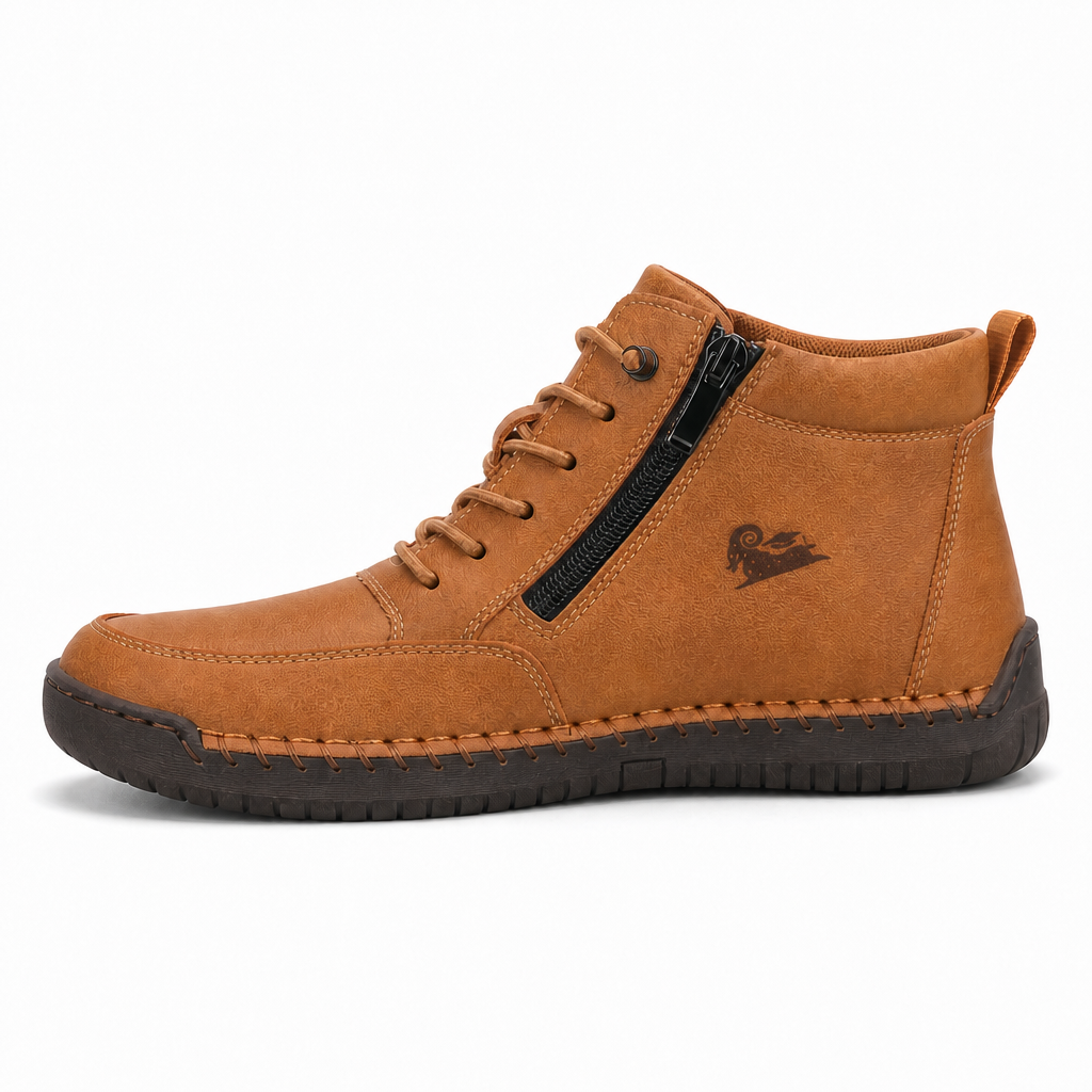 Ansicht von oben: Leichte Damen-Komfortschuhe mit atmungsaktivem Obermaterial und ergonomischem Fußbett.
