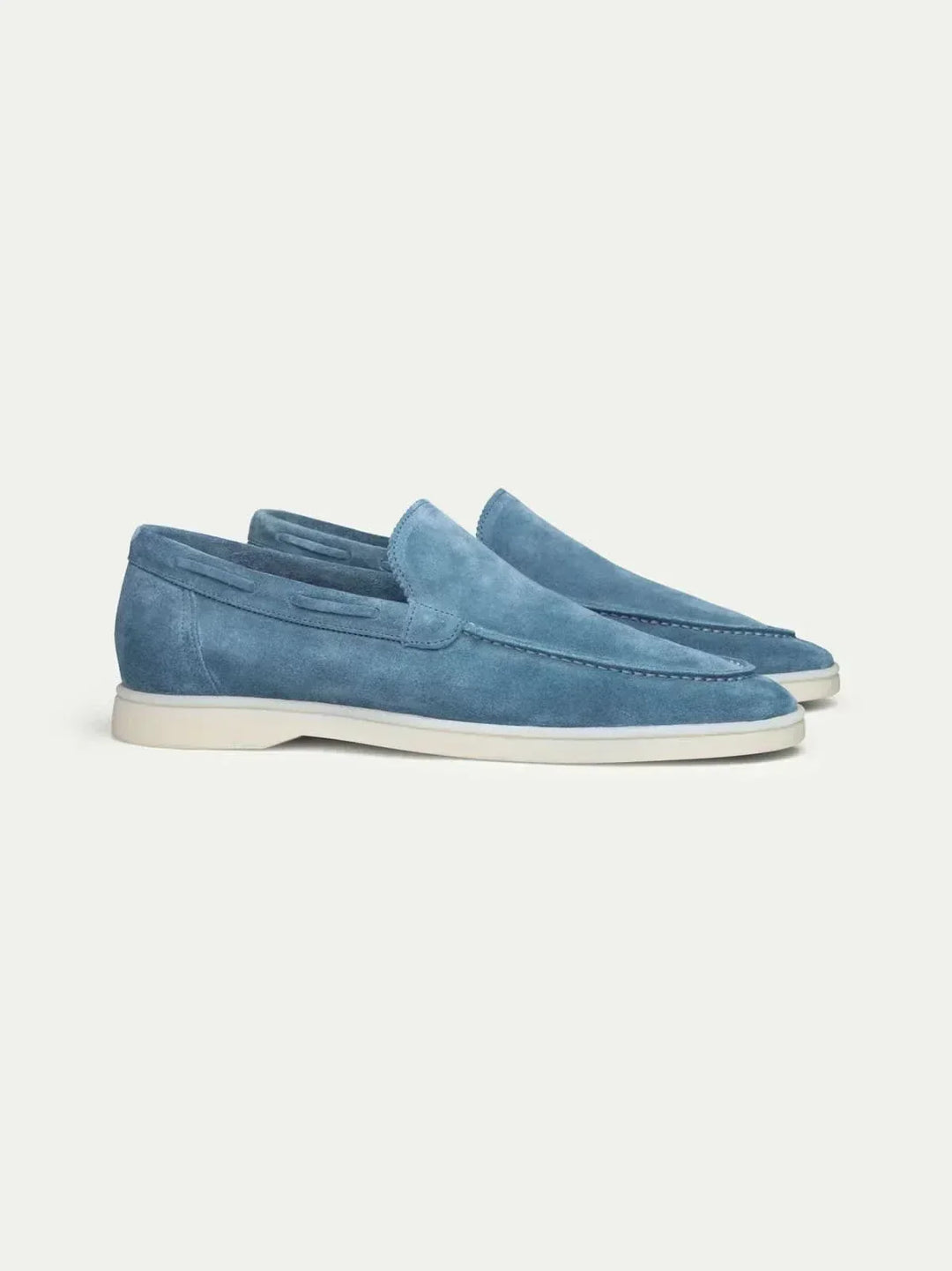 Komfortabler ozeanblauer Herren-Slipper, ein stilvoller Klassiker. Perfekt als Sommerschuh oder Businessschuh.