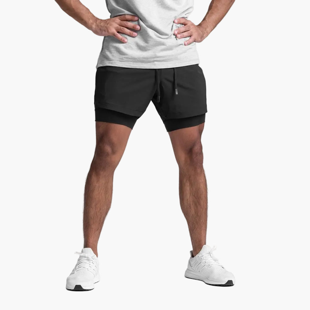 Weiche Herren Fitness-Shorts, atmungsaktive Sportbekleidung für Herren, optimal für jede Sportart.