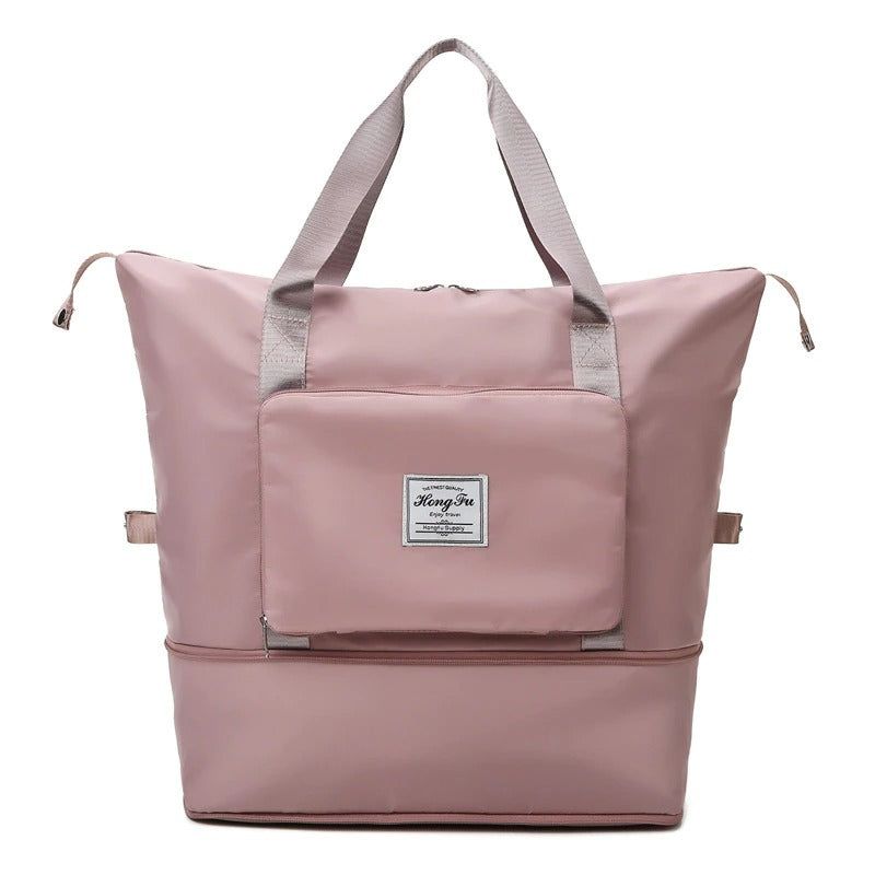Praktische, erweiterbare Reisetasche für Damen & Herren, ideal als Handgepäck oder Sporttasche.