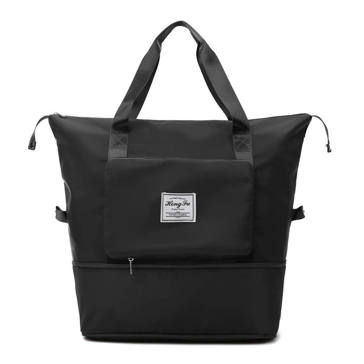 Leichte, wasserdichte Wochenendtasche aus Oxford-Gewebe für Reisen & Sport. Erweiterbar & faltbar.