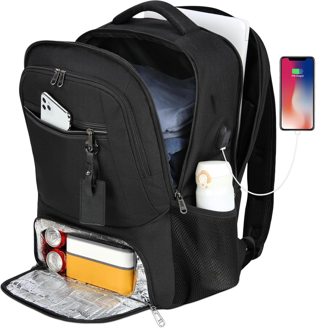 Geräumiger, wasserdichter Unisex Reisetasche / Rucksack mit Laptopfach und Kühlfach für Reisen und Arbeit.