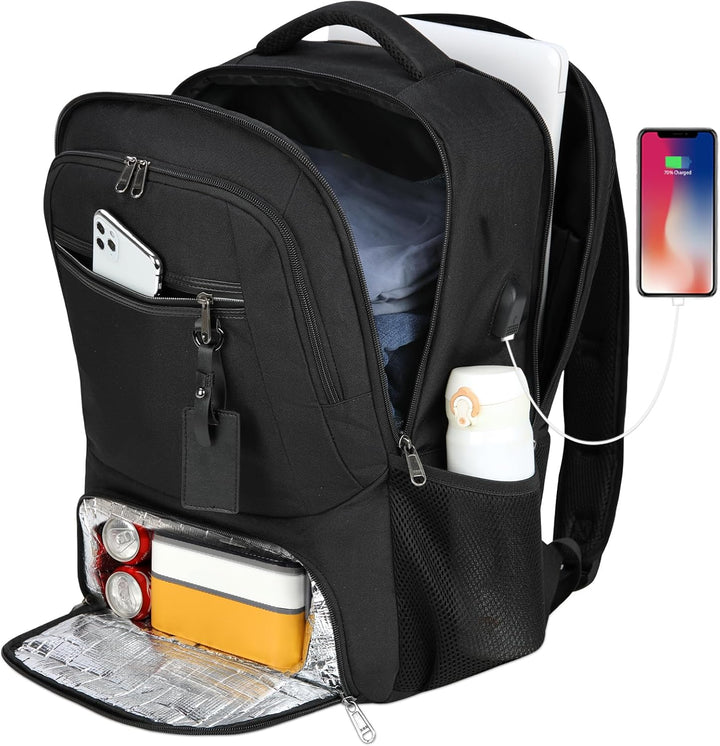 Geräumiger, wasserdichter Unisex Reisetasche / Rucksack mit Laptopfach und Kühlfach für Reisen und Arbeit.