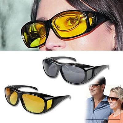 Antireflex-Nachtsichtbrille, polarisiert, für entspanntes und sicheres Fahren in der Dunkelheit.
