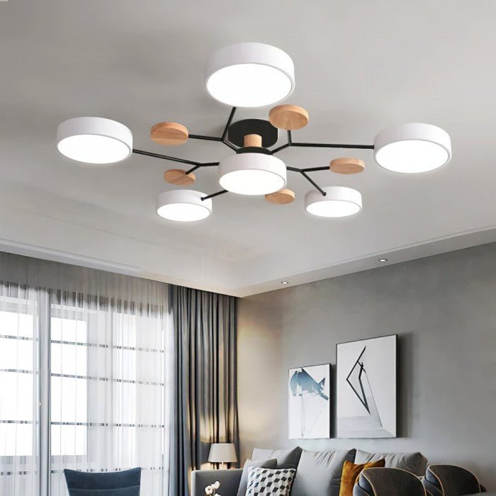 Skandinavische Designleuchte: LED-Deckenlampe, modern, warmweiß, energieeffizient, für Ihr Zuhause.