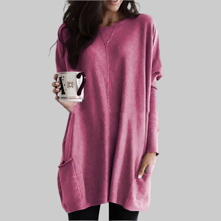 Weicher Damen Langpullover für maximalen Komfort. Eleganter Schnitt, ideal für gemütliche Herbst- und Wintertage.