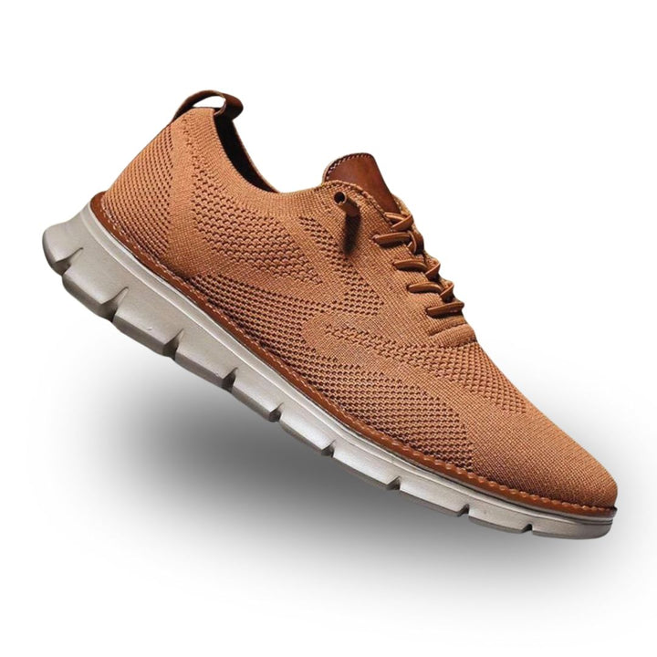 Graue, leichte Slip-On Komfortschuhe für Damen & Herren; ideale Walkingschuhe für den ganzen Tag.