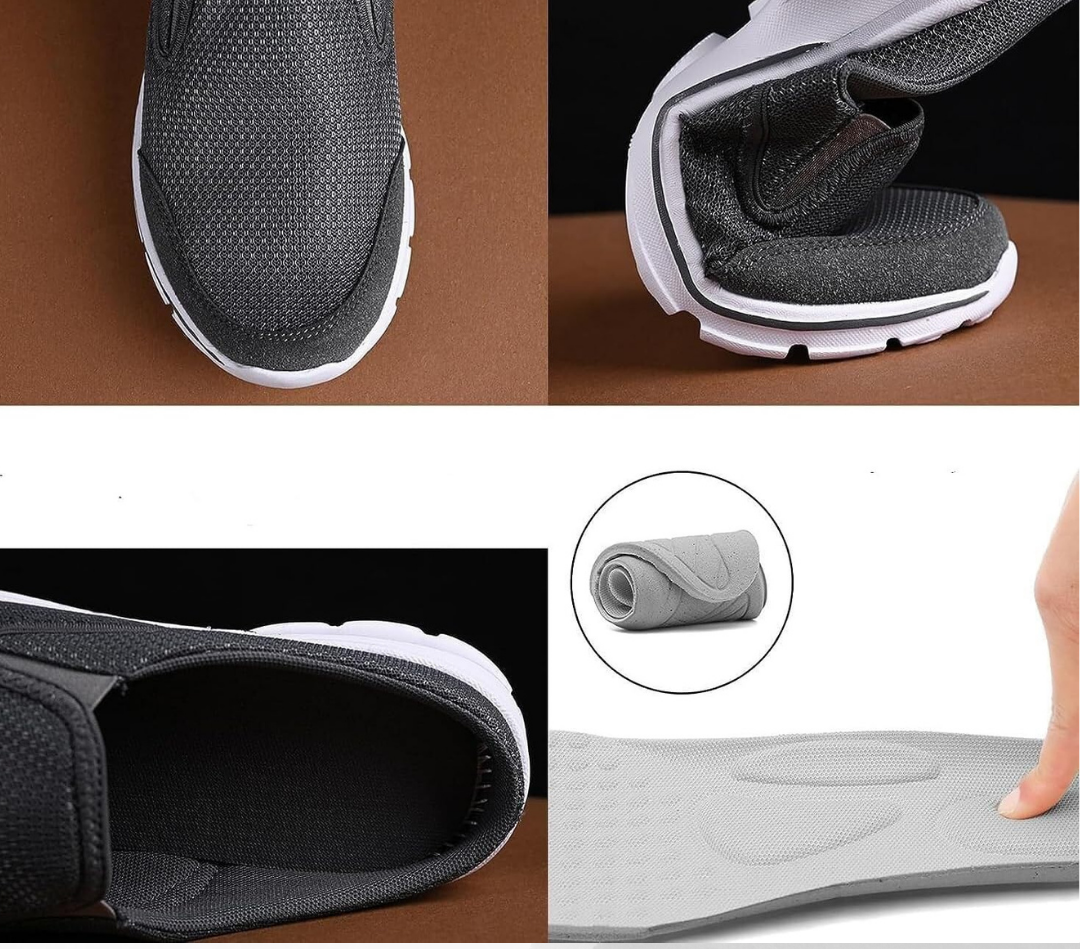 Sohle der orthopädischen Barfuß-Komfortschuhe "Marlon" für Herren, fördert natürliche Fußbewegung.