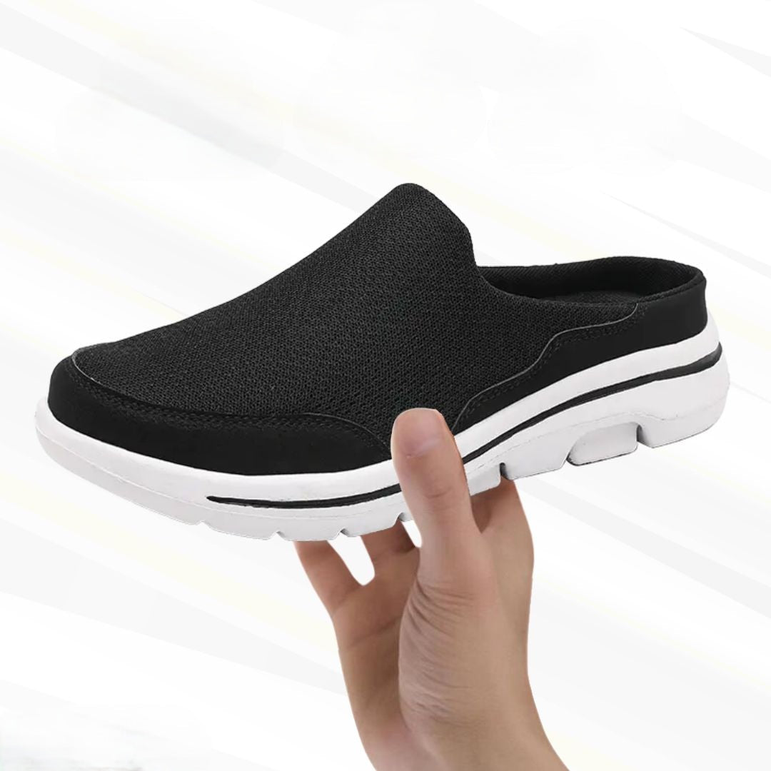 Frontansicht der "Marlon" Barfuß-Komfortschuhe für Herren, unterstützt gesunde Füße & flexible Schritte.