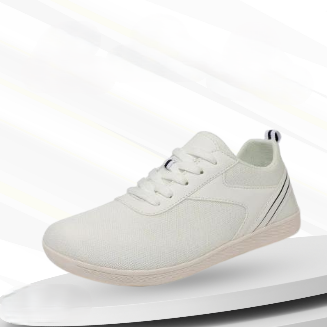 Flexible Sohle des Viona Barfuß-Sneakers für natürliche Bewegung, Orthopädie & Fußgesundheit.