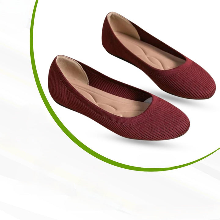Melina Damenschuhe: orthopädische Ballerinas mit flexibler, dämpfender Sohle für maximalen Gehkomfort.