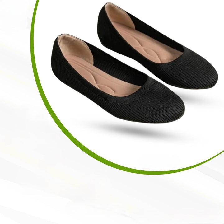 Rutschfeste Melina Damen Ballerinas, bequeme Gesundheitsschuhe, ideal für lange Tage & maximalen Tragekomfort.