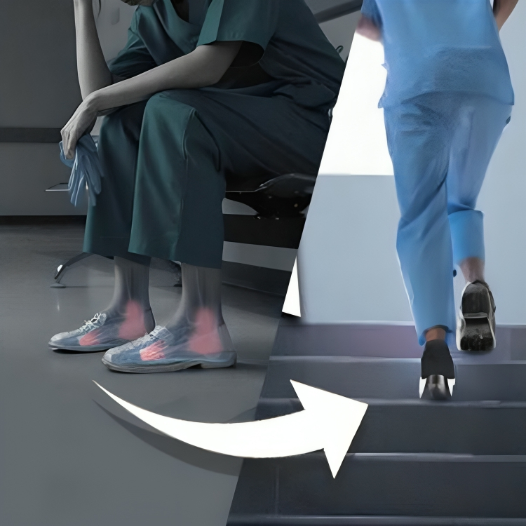 Ergonomische Selina Damen Gesundheitsschuhe für gezielte Schmerzlinderung bei Fußproblemen und Arthritis.