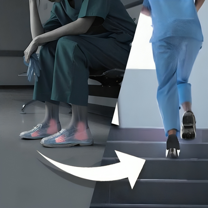 Ergonomische Selina Damen Gesundheitsschuhe für gezielte Schmerzlinderung bei Fußproblemen und Arthritis.