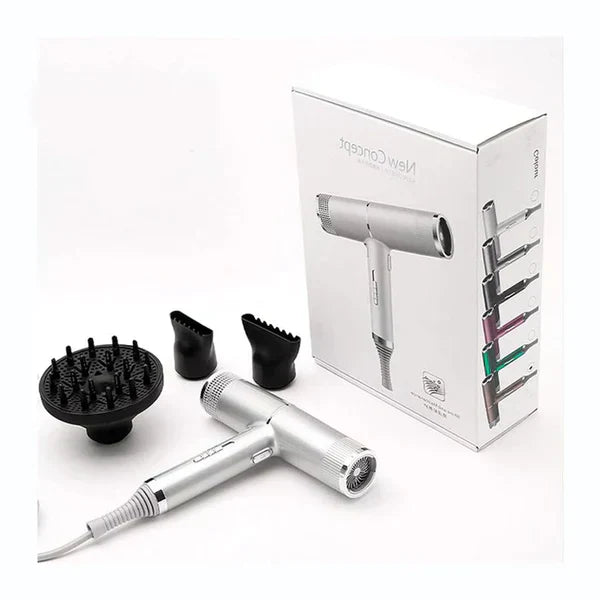 Der Velair Profi-Föhn mit Ionen-Technologie sorgt für glänzendes, frizzfreies Haar und professionelles Styling.