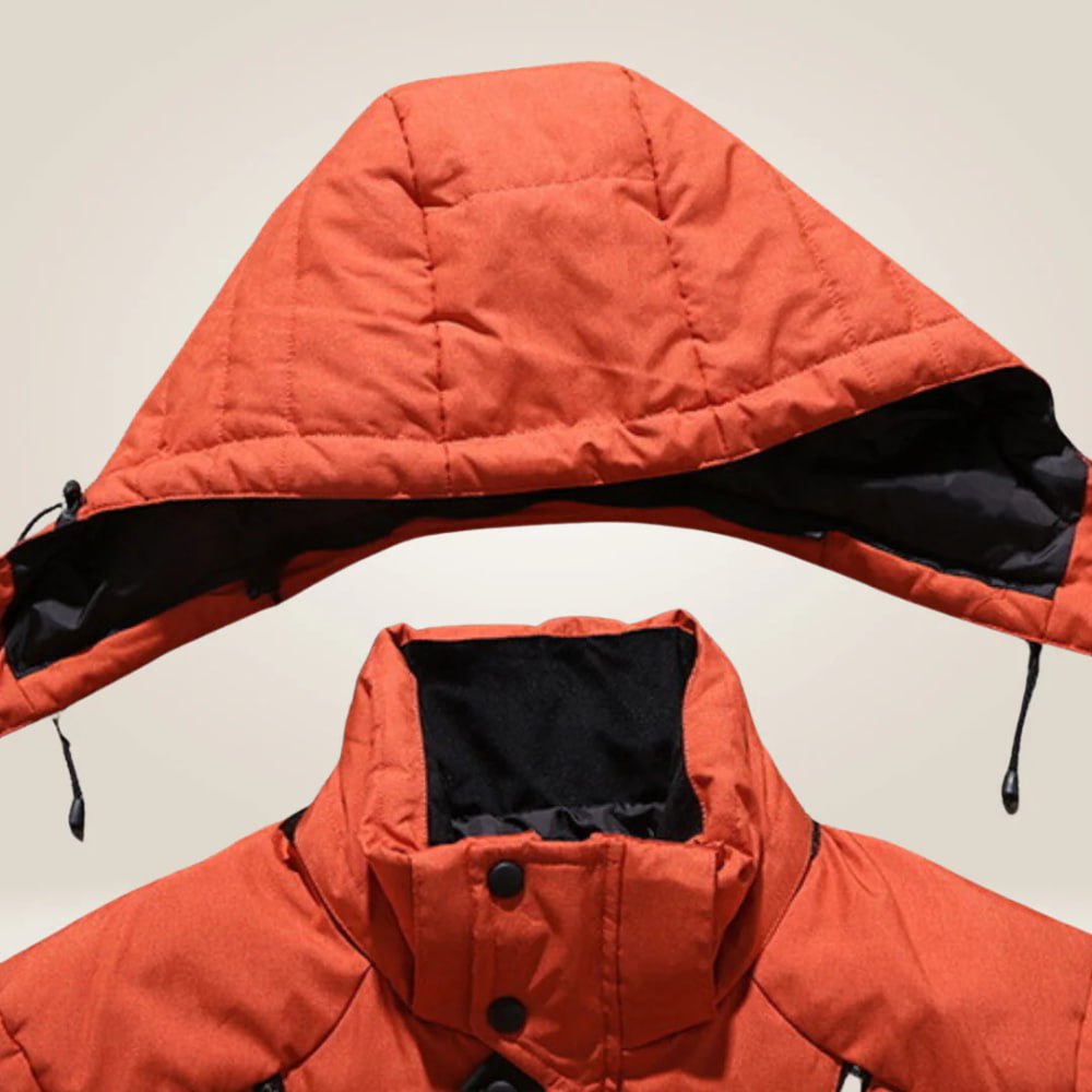 Komfortable Herren Warme Winterjacke. Winddicht & wasserabweisend. Outdoorjacke für Extremwetter, Kälteschutz.