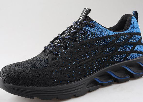 Robuste Herren Schutzschuhe, Sicherheitssneaker mit Stahlkappe & rutschfester Sohle für maximale Sicherheit.