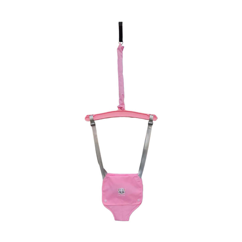 Stylische Türschaukel für Kleinkinder in Blau, Rosa, Grau; sicheres Babyspielzeug zur Förderung von Motorik.