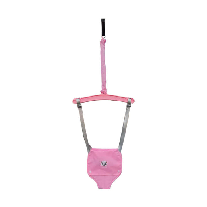Stylische Türschaukel für Kleinkinder in Blau, Rosa, Grau; sicheres Babyspielzeug zur Förderung von Motorik.