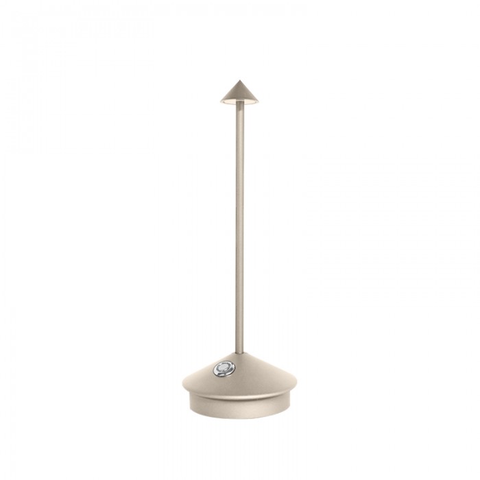 Kabellose dimmbare LED Tischlampe, USB aufladbar, perfektes Akzentlicht für Haus & Garten.