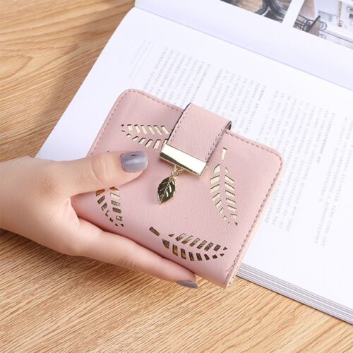 Die elegante Damen Geldbörse mit Blattdesign, perfektes Geschenk für Frauen.