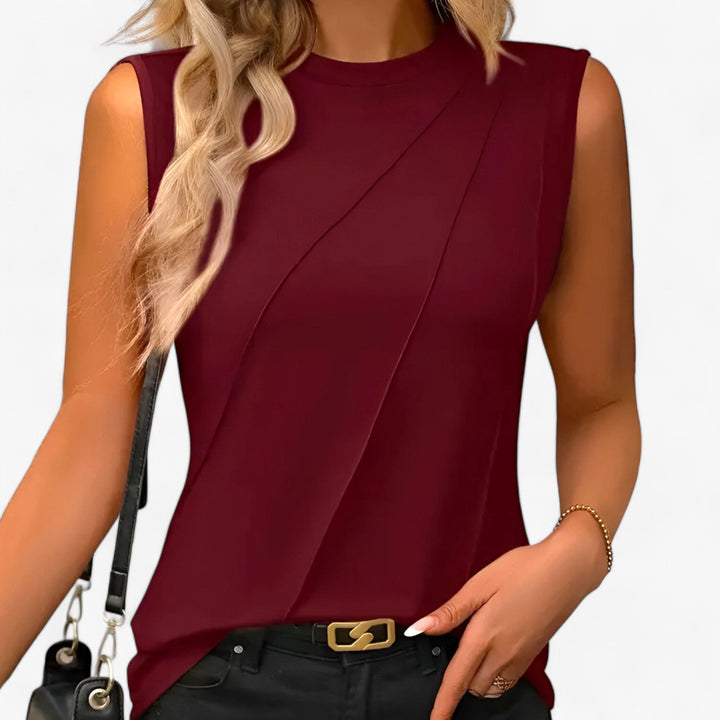 Elegante Damen Sommerbluse, leicht & luftig. Figurbetontes Kurzarm Oberteil für Freizeit und stilvolle Damenmode.