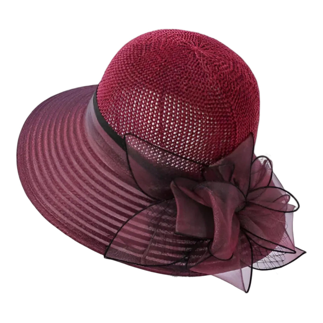 Damen Sonnenhut mit UV-Schutz und breiter Krempe für entspannte Tage am Strand oder Garten.