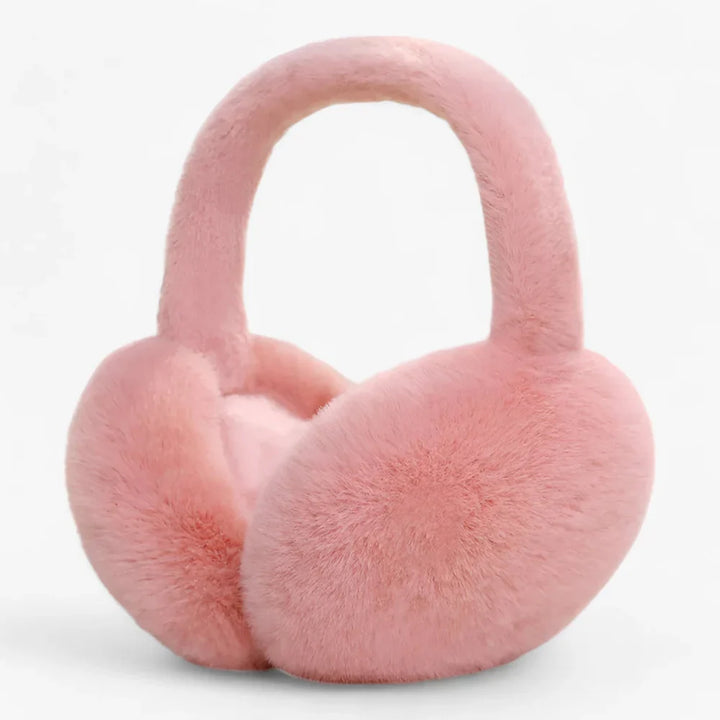 Komfortable Damen Plüsch-Ohrwärmer, ultra-weich für gemütliche Wärme. Unverzichtbares Winter-Essential.