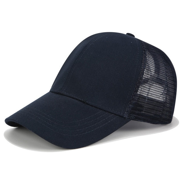 Damen Ponytail Cap für Laufen & Training, SkyShield bietet Sonnenschutz & Komfort, passt sich jedem Kopf an.