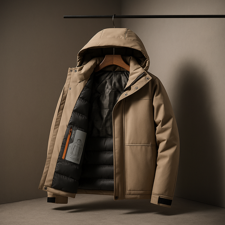 Stilvolle Herren Bomberjacke, gefüttert & isoliert, perfekt für Winter, Freizeit und Reisen bei Kälte.