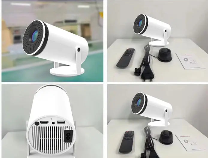 VisionCast 130X tragbarer LED Beamer für Filmabende, Gaming & Präsentationen – überall flexibles Entertainment.