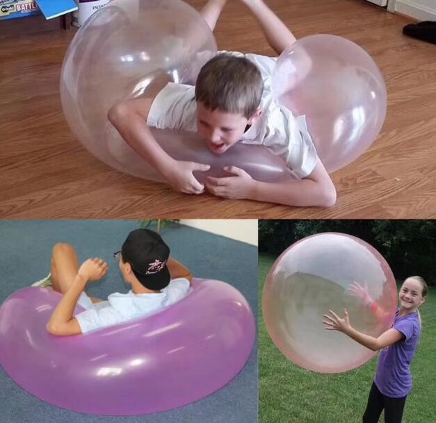 Unisex Glibber-Spielball, 80 cm, für Familien-Spielspaß. Perfektes Outdoor- & Indoor-Spielzeug, auch als Wasserball.