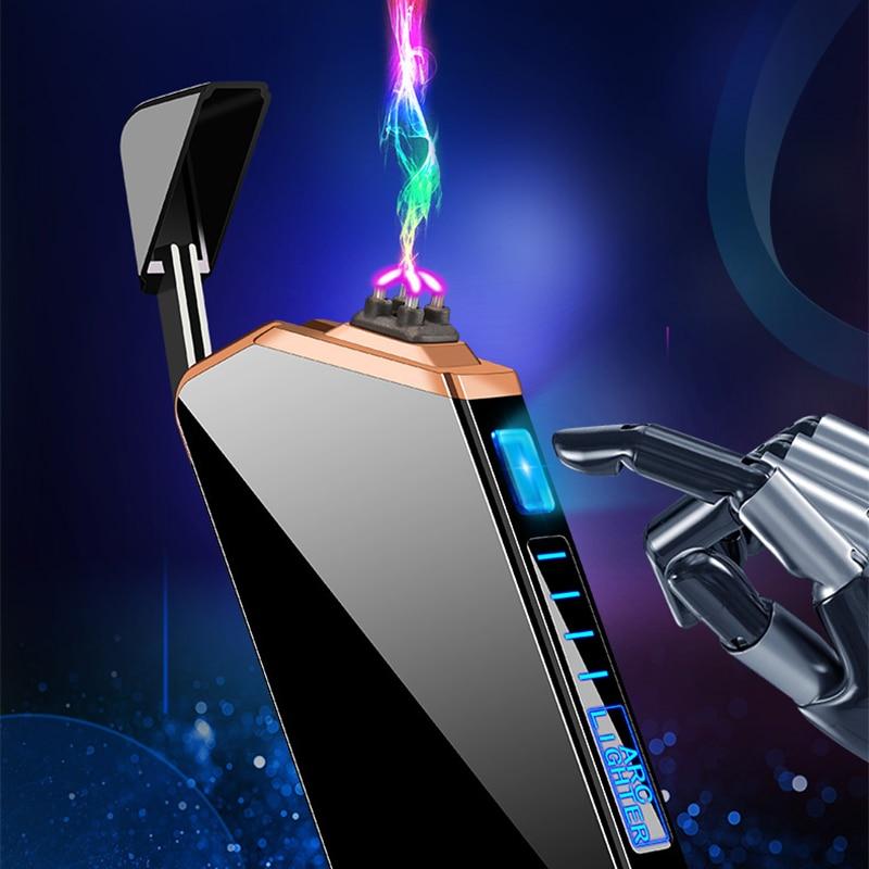 Umweltfreundlicher, wiederaufladbarer Plasma Anzünder mit USB-Anschluss. Kein Gas, kein Butan.