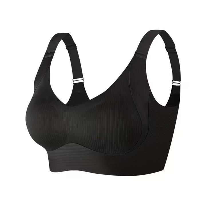 Damen Komfort BH bügellos, mit Push-up Effekt. Verstellbar, mit herausnehmbaren Pads für Sport & Alltag.