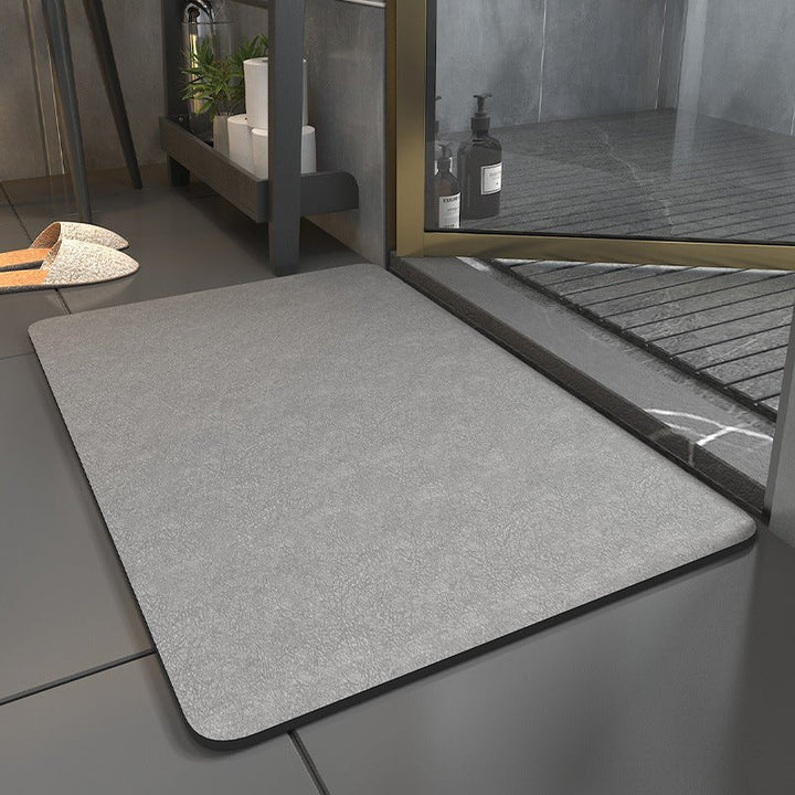 Komfortable, schnelltrocknende DryStep Badmatte, wasserabweisend und fusselfrei. Idealer rutschfester Badvorleger.