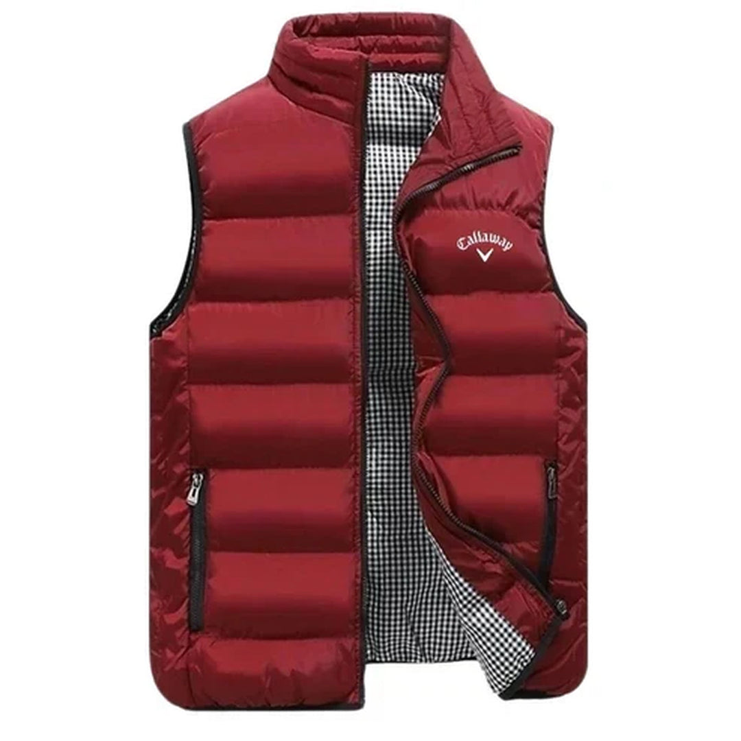 Leichte Herren Weste, gepolstert & warm. Ideales Gilet für Outdoor-Aktivitäten oder lässige Tage in der Übergangszeit.